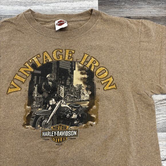 Harley Davidson Vintage Iron Jackson Mississippi Mens L T-Shirt y2k 2006 2000s - Picture 1 of 10